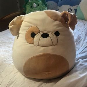 16” brock the bulldog squishmallow